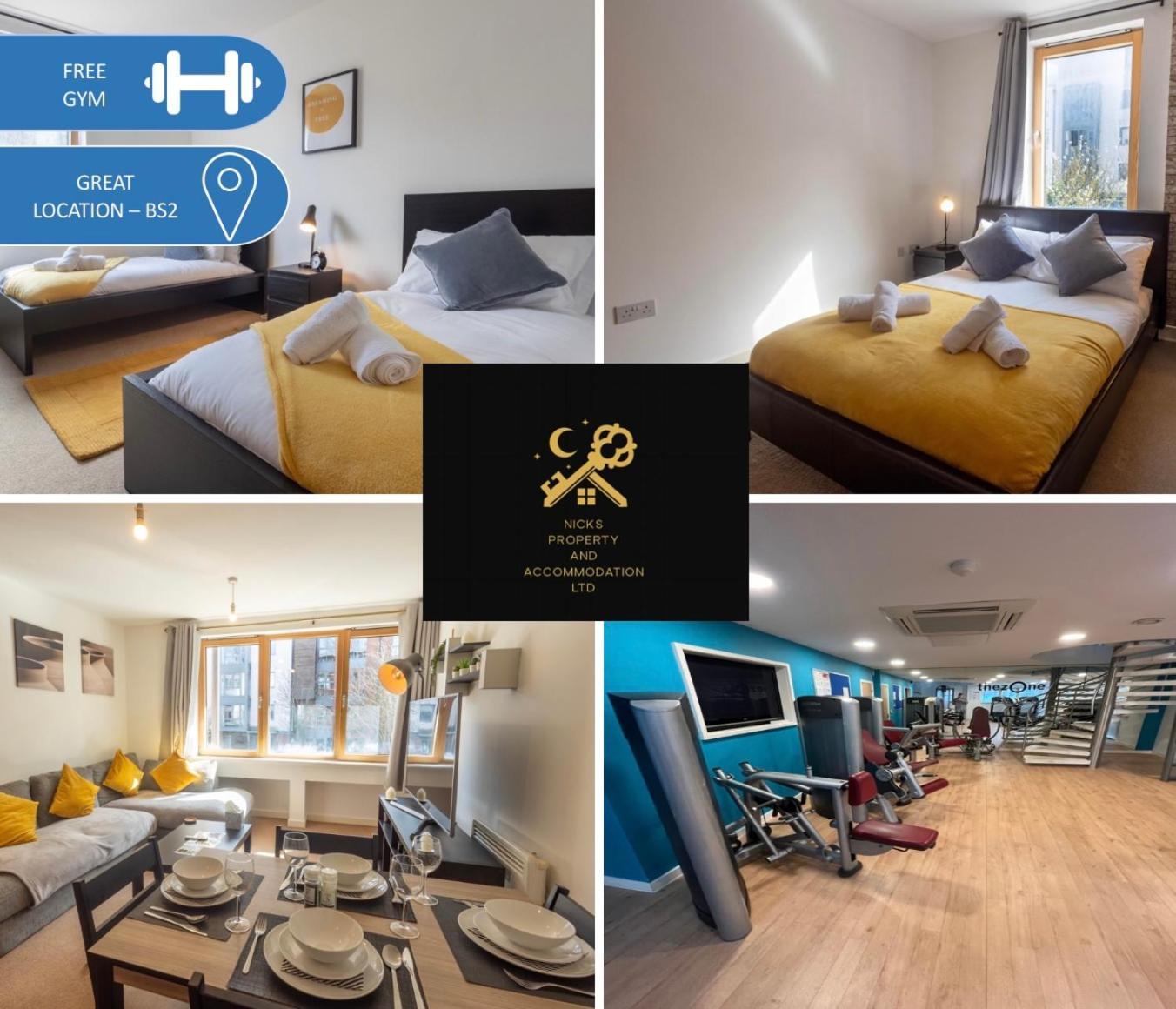 Apartamento Stylish 2br Flat - Free Gym - Contractors